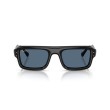 Ray-Ban RB4954 601/80: Occhiali da sole unisex con montatura nera e lenti blu scuro
