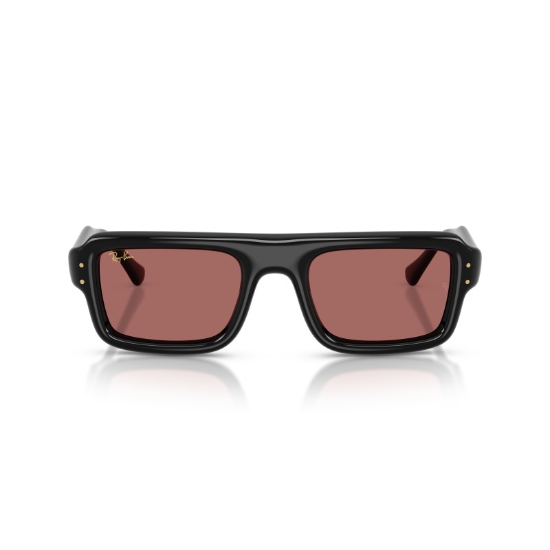 Ray-Ban RB4954 601/69 Pilotenbril met Donkerpaarse Lenzen