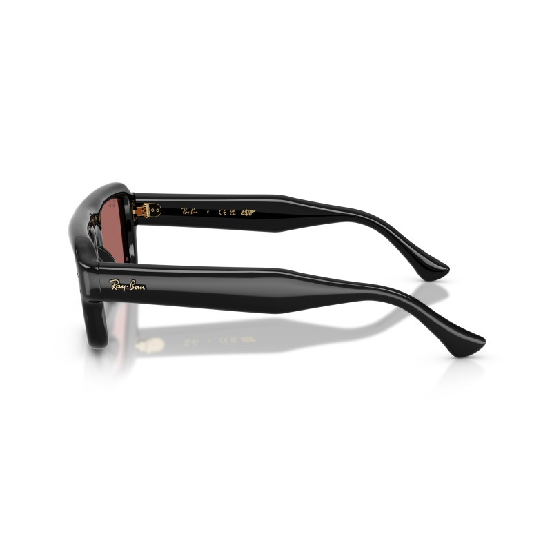 Ray-Ban RB4954 601/69 Pilotenbril met Donkerpaarse Lenzen