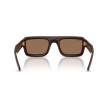 Ray-Ban RB4954 689673 Pilotenbril in Transparant Bruin