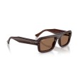 Ray-Ban RB4954 689673 Pilotenbril in Transparant Bruin