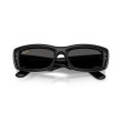 Ray-Ban RB4944 601/87: Stijlvolle Zonnebril in Glanzend Zwart met Ultra Zwarte Lenzen