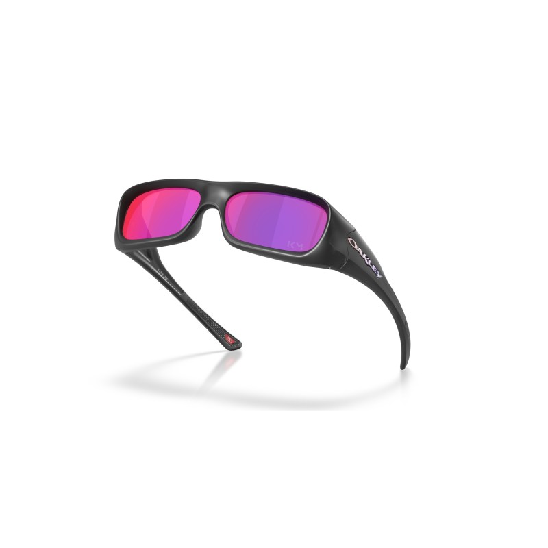 Oakley Permian OO9520-952007 : Lunettes de soleil élégantes avec monture en encre noire mate et verres Prizm Road
