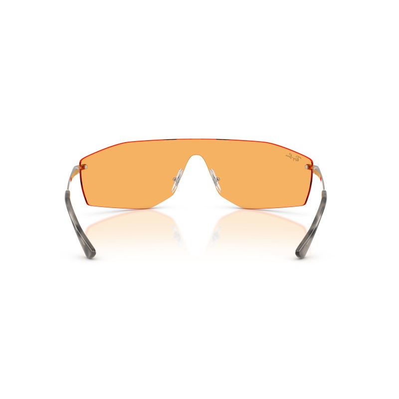 Occhiali da sole Ray-Ban RB3781 003/85 Bio-Based Argento Lucido Lenti Gialle