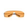 Occhiali da sole Ray-Ban RB3781 003/85 Bio-Based Argento Lucido Lenti Gialle