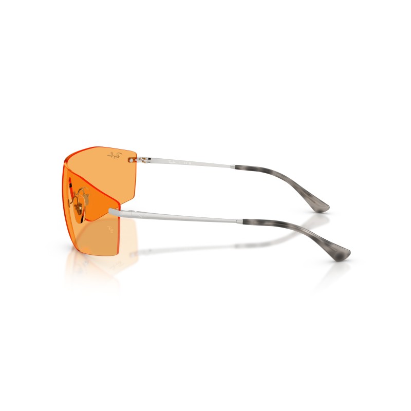 Occhiali da sole Ray-Ban RB3781 003/85 Bio-Based Argento Lucido Lenti Gialle