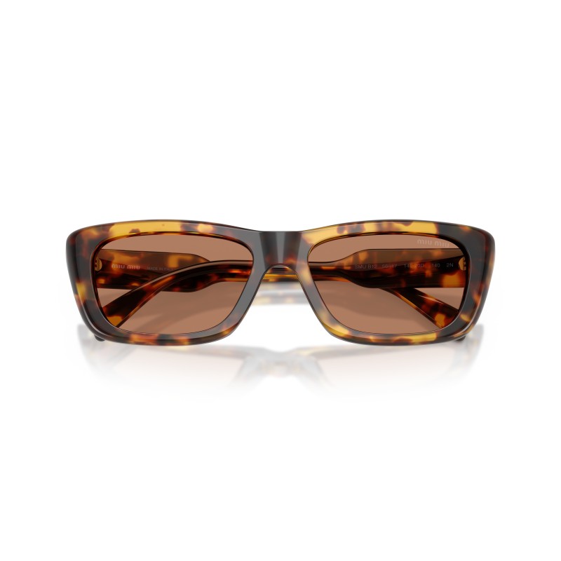 Miu Miu MU B12S 14L20D Zonnebril - Elegante Havana Kleur
