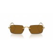 Ray-Ban RB3928 001/83: A$AP Rocky Zonnebril in Arista Goud