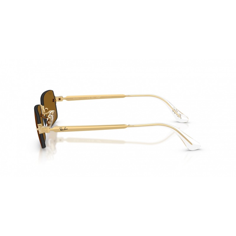 Ray-Ban RB3928 001/83 : Lunettes de soleil A$AP Rocky en Or Poli et Verres Sombres Polarisés