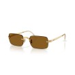 Ray-Ban RB3928 001/83 : Lunettes de soleil A$AP Rocky en Or Poli et Verres Sombres Polarisés