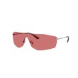 Ray-Ban Alix RB3781 004/75 | Lunettes Masque Gunmetal & Rouges