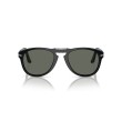 Persol PO0714 Opvouwbare Zonnebril - Zwart/Groen Gepolariseerd