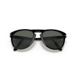 Persol PO0714 Opvouwbare Zonnebril - Zwart/Groen Gepolariseerd