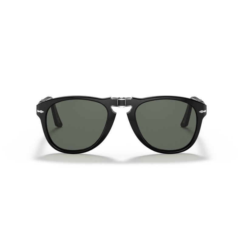 Persol PO0714 Lunettes de Soleil Pliantes Noir - Verres Polarisés