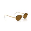 Ray-Ban RB3929 001/83 Arista Gold Polarized Oval Sunglasses