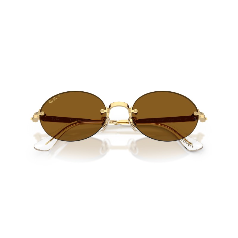 Lunettes de soleil Ray-Ban RB3929 001/83 - Style Doré Polarisé