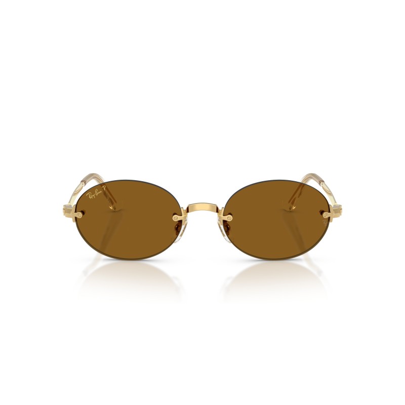 Ray-Ban RB3929 001/83: Occhiali Ovali Arista Gold Polarizzati