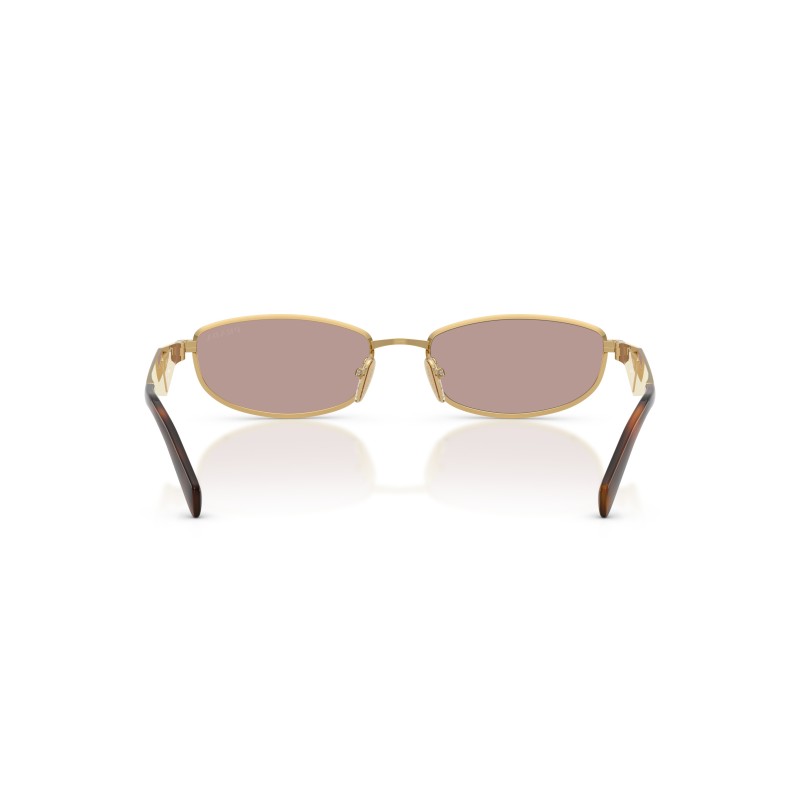 Prada PR D51S 5AK20I Zonnebril | Goud & Lichtpaars | Officiële Collectie