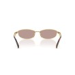 Prada PR D51S 5AK20I Zonnebril | Goud & Lichtpaars | Officiële Collectie