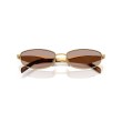 Lunettes de Soleil Prada PR D51S 5AK20I | Doré & Violet | Luxe Italien
