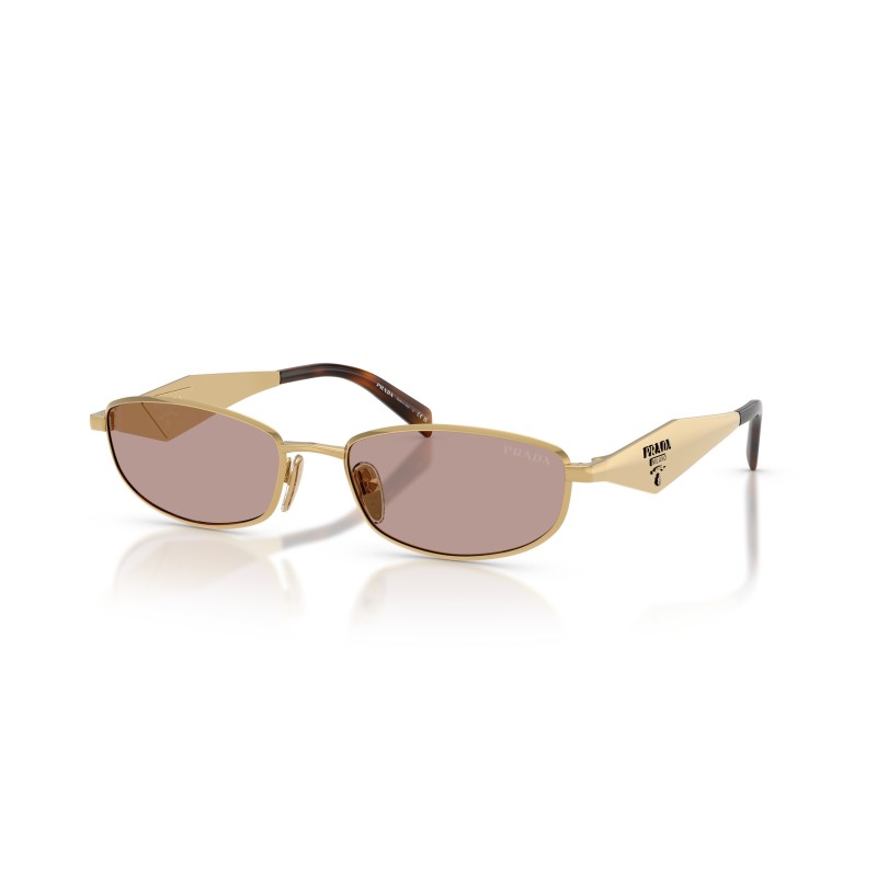 Prada PR D51S 5AK20I Zonnebril | Goud & Lichtpaars | Officiële Collectie