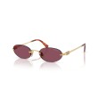 Miu Miu MU A54S Zonnebril - Luxe Ovaal Design | Miu Miu Eyewear