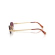 Lunettes de soleil Miu Miu MU A54S | Design Ovale Doré | Miu Miu