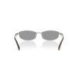 Occhiali da Sole Prada PR D51S 1BC50Q | Design Ovale in Metallo