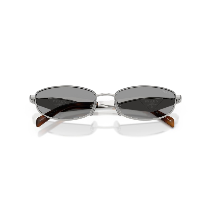 Prada PR D51S Women's Oval Metal Sunglasses | Luxury Eyewear
