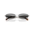 Prada PR D51S 1BC50Q Zonnebril - Zilver/Grijs | Luxe Eyewear
