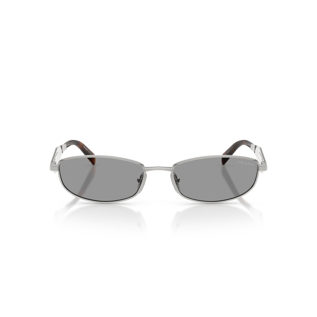 Prada PR D51S 1BC50Q Zonnebril - Zilver/Grijs | Luxe Eyewear