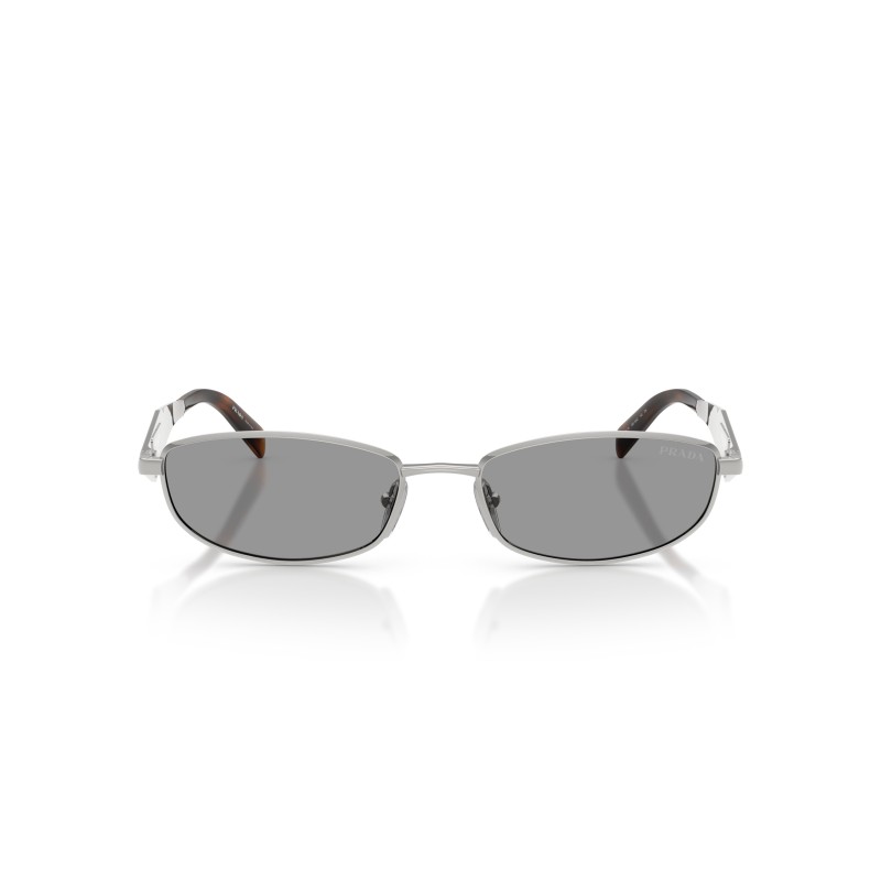 Prada PR D51S Women's Oval Metal Sunglasses | Luxury Eyewear