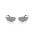 Prada PR D51S 1BC50Q Zonnebril - Zilver/Grijs | Luxe Eyewear