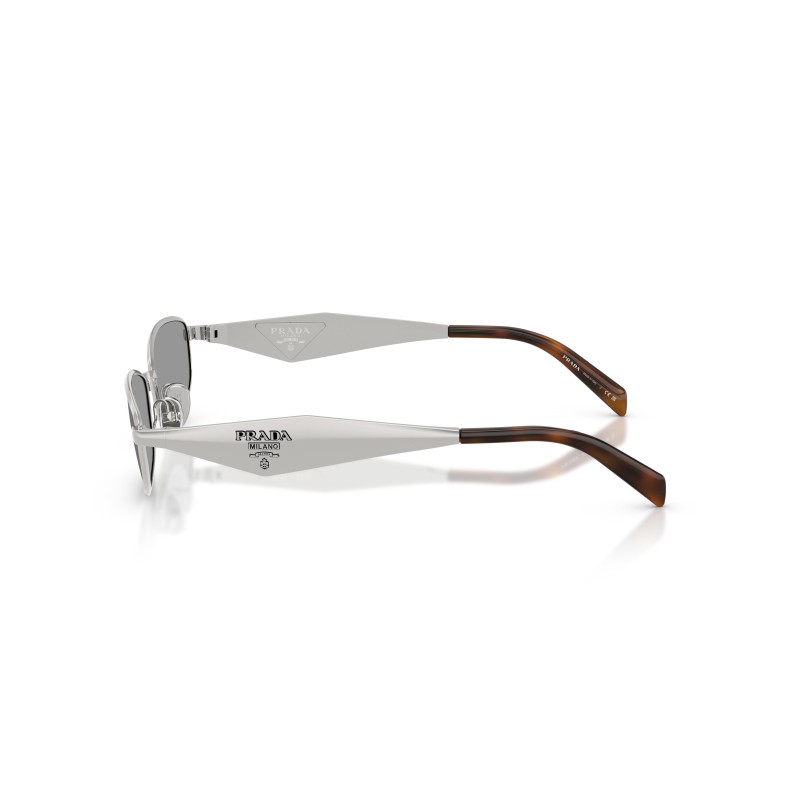 Prada PR D51S 1BC50Q Zonnebril - Zilver/Grijs | Luxe Eyewear