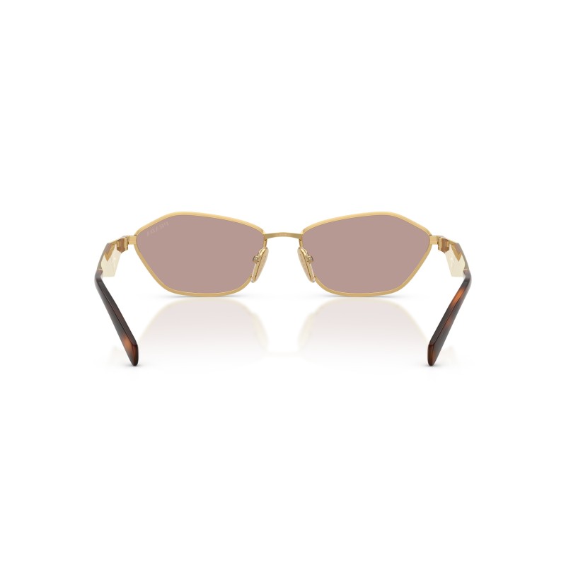 Occhiali da Sole Prada PR D50S 5AK20I | Design Geometrico Oro