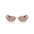 Prada PR D50S 5AK20I Gold Sunglasses | Women's Geometric Eyewear