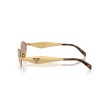 Lunettes de soleil Prada PR D50S | Design Géométrique Doré