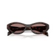Prada PR 26ZS 17N60B Zonnebril - Root Tortoise | Luxe Damesbril