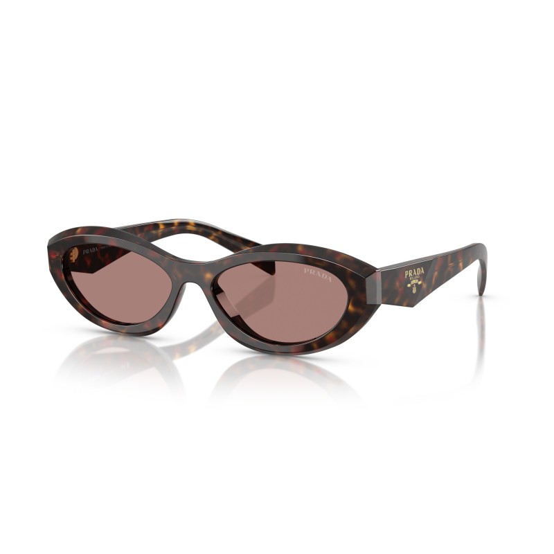 Prada PR 26ZS 17N60B Zonnebril - Root Tortoise | Luxe Damesbril