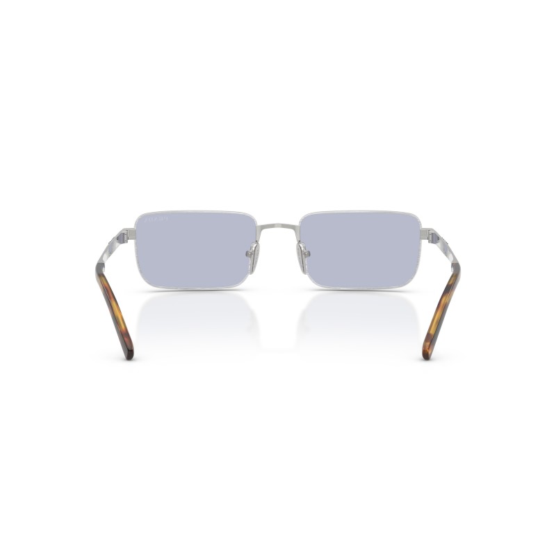 Prada PR D54S 04K30X Sunglasses - Satin Silver | Luxury Eyewear