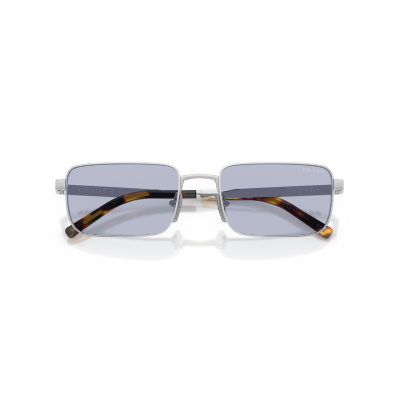 Lunettes de soleil Prada PR D54S 04K30X | Argent Satiné | Homme