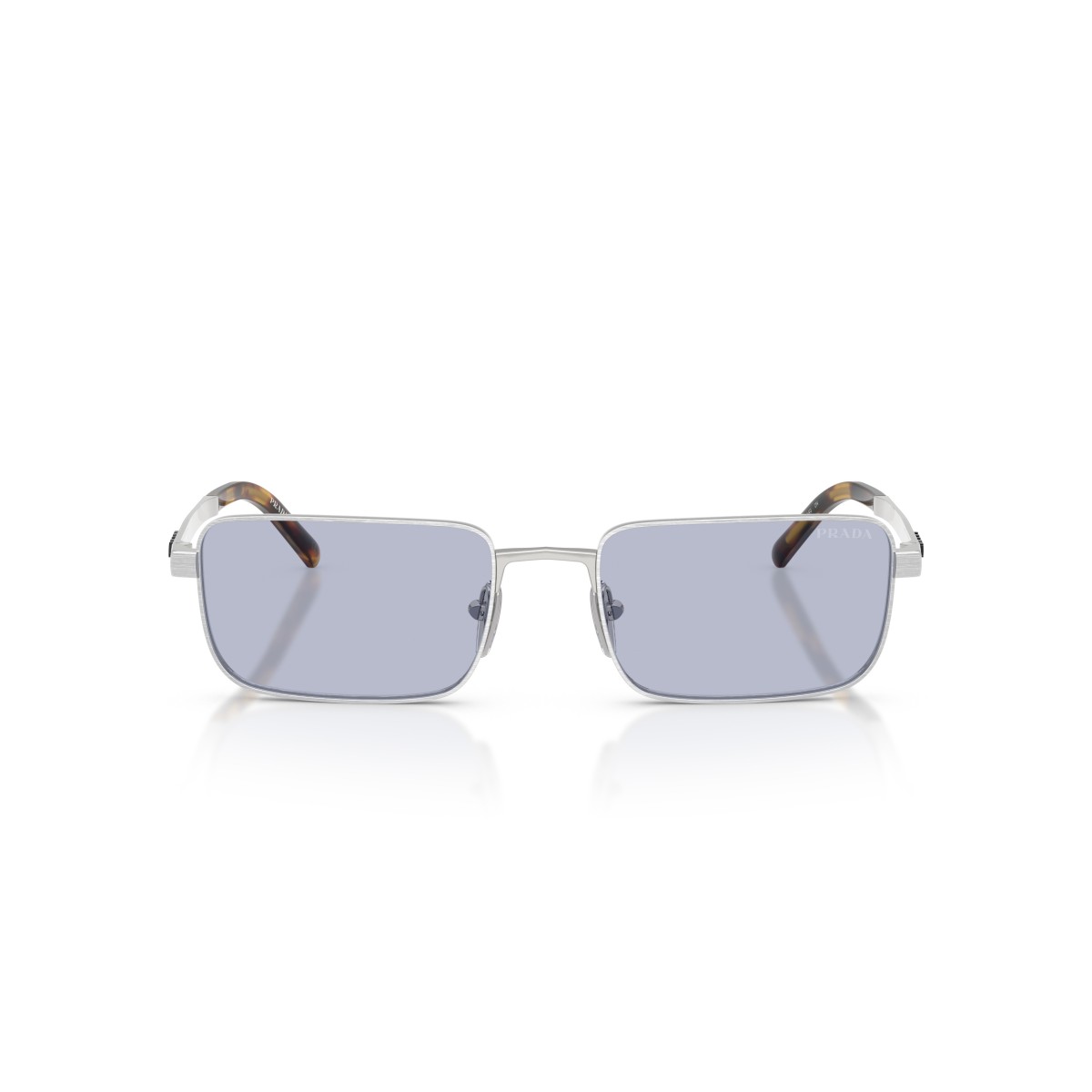 Prada PR D54S 04K30X Zonnebril - Satijnzilver | Luxe Herenbril