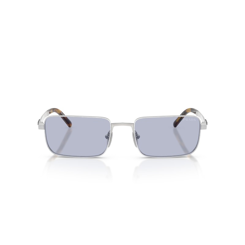 Prada PR D54S 04K30X Zonnebril - Satijnzilver | Luxe Herenbril