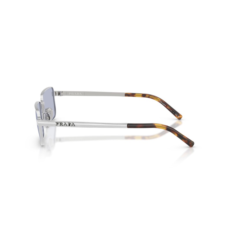 Lunettes de soleil Prada PR D54S 04K30X | Argent Satiné | Homme