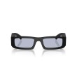 Prada PR D09SD 1BO30X Matte Black Rectangular Sunglasses for Men