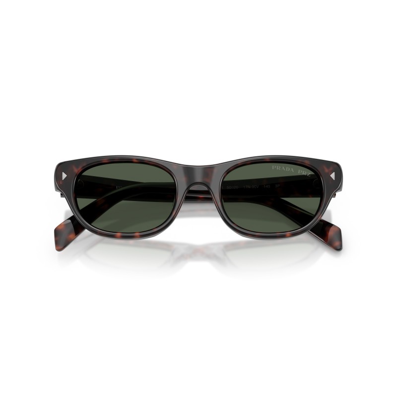 Prada PR C08S 17N90V Zonnebril - Havana Cat-Eye | Luxe Eyewear