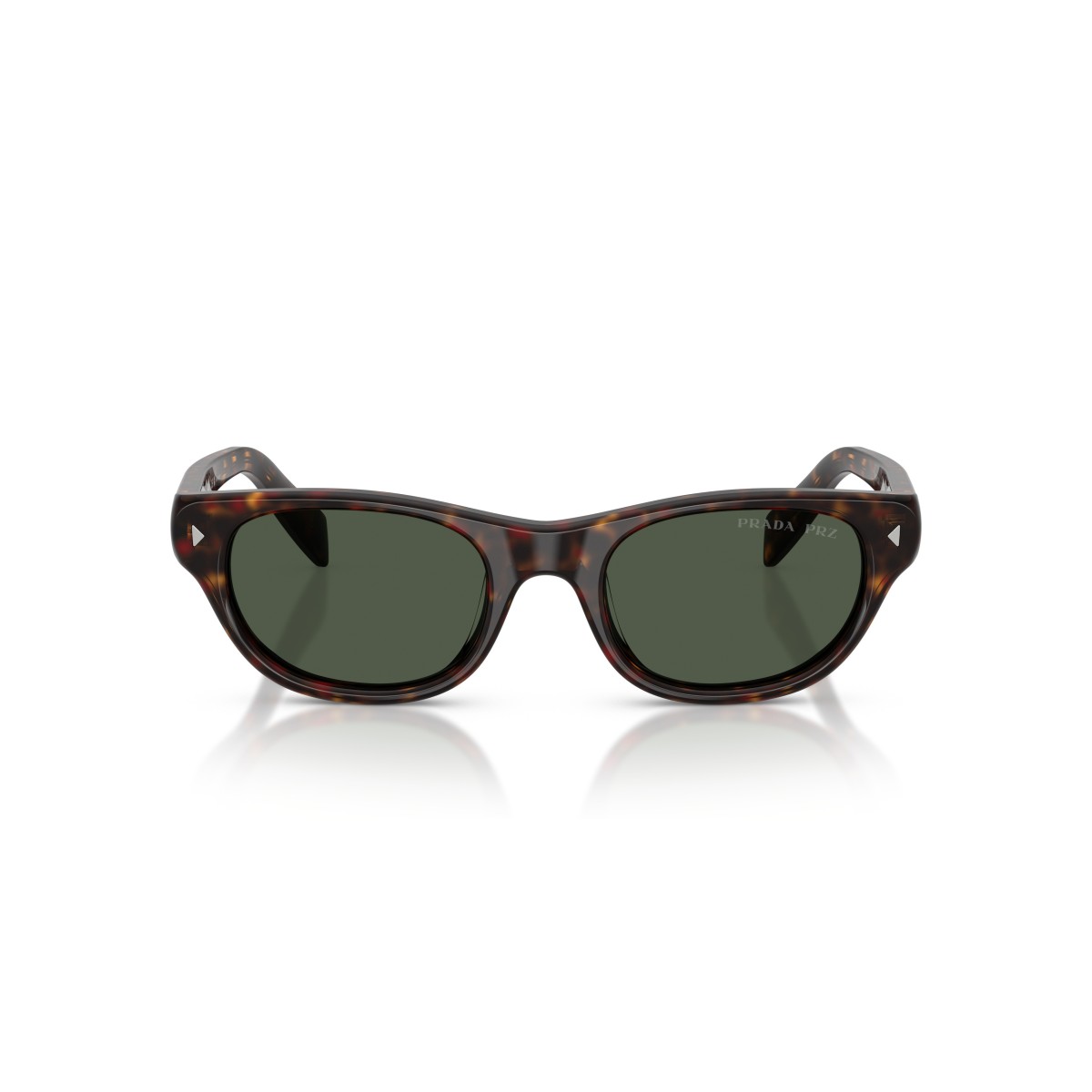 Prada PR C08S 17N90V Havana Cat Eye Polarized Sunglasses