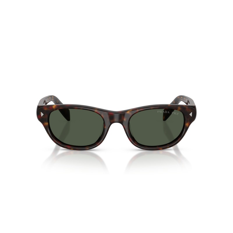 Prada PR C08S 17N90V Havana Cat Eye Polarized Sunglasses