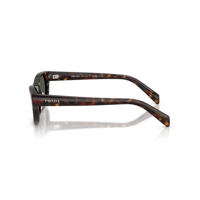 Prada PR C08S 17N90V Havana Cat Eye Polarized Sunglasses
