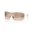 Lunettes de soleil Miu Miu MU B53S 5AK20P - Doré | Luxe Italien